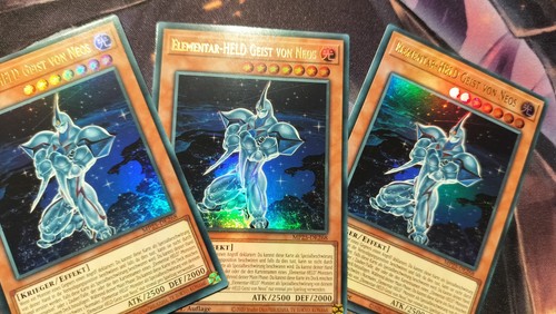 3x elementar held - yu-gi-oh!, elementar-held