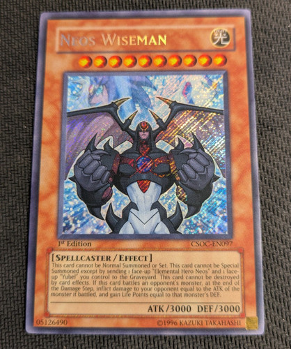 Yugioh neos wiseman csoc de097 - yugioh,