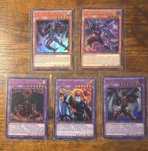 Yugioh 15x evil hero - 15x,